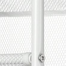 Over The Door Shoe Organizer - Holds Up To 36 Pairs Of Shoes - Metal & Mesh - White - Beige - View 7