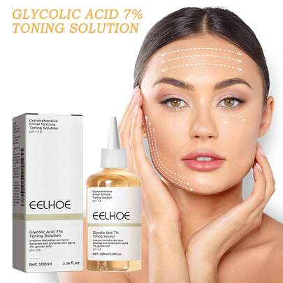 100ml Glycolic Acid Toner Ordinary Acne-Removing Liquid Lifting, Firming, Smoothing And Brightening Facial Care Gift Glycolic Acid Toner