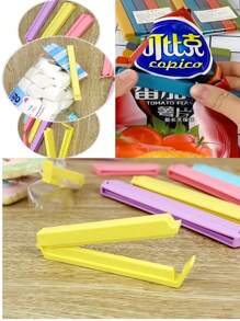 3/5/10/12/15/20 قطعة ألوان عشوائية مشابك إغلاق متعددة الأغراض، أدوات إغلاق صغيرة مناسبة للوجبات الخفيفة وأكياس الطعام، مشابك إغلاق محكمة للرطوبة، مشابك إغلاق متعددة الوظائف، مشابك إغلاق بلاستيكية، مشابك للشاي، مشابك حفظ الطعام محكمة الإغلاق للرطوبة. تستخدم لمنع الوجبات الخفيفة والطعام والشاي وحبوب القهوة ومسحوق الحليب وما إلى ذلك من الرطوبة والعفن والتلف. مشابك إغلاق بلاستيكية لأكياس الطعام والوجبات الخفيفة، مشابك إغلاق بلاستيكية للطعام، مشابك لتخزين الأكياس في المطبخ، آلة إغلاق