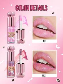 MISSLYN- Cafe Beauty TOFFEE TWIST Lip Oil, Lip Oil, Lip Oil Glossy, Lip Oil Plumping, Lip Oil Hydrating, Lip Oil Shimmer, Lip Oil Cute, Lip Oil Sweet Scented, Lip Oil Non-Sticky, Lip Oil Moisturizing, Lip Oil Lovely, Lip Oil Candy Flavor, Lip Oil Lightweight - #01 - 查看 5