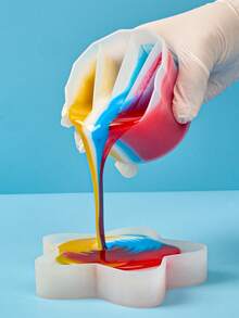 Silicone Split Cups, Reusable Resin Mixing Cups With 2-5Channels, Suitable For DIY Jewelry, Resin Crafts, Acrylic Paint Pouring, Drawing - White - View 5