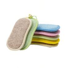 1-10 piezas Paños de limpieza de esponja multiusos reutilizables, adecuados para la cocina, el baño y el inodoro (color aleatorio) - Multicolor - Ver 5