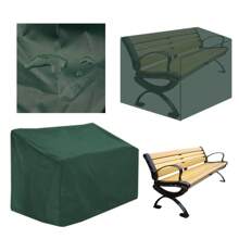 diretta, telo antipolvere per panca da esterno, telo copridivano impermeabile, tessuto Oxford verde 210