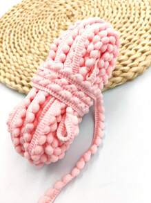 1 stuk 10 yards kleurrijke fuzzy ball franje rand chenille decoratie naaiaccessoires voor kleding en knutselen