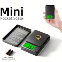 0.01g High Precision Mini Digital Scale, ABS Material, High Accuracy Pocket Electronic Scale, Jewelry Weight, Portable Kitchen Scale, 2*AAA Battery (Not Included) - Multicolor - View 8
