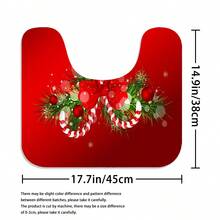 4-Piece Christmas Pattern Bathroom, Bathroom Shower Curtain, Shower Curtain, Bathroom Set, Bathroom Supplies, Shower Curtain Set, Shower Curtain, Bathroom Decoration, Bathroom Set, Shower Summer Bathroom Accessories