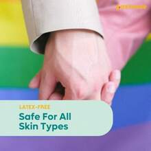 Rainbow Pride Pasties Nipple Covers Pride Parade Or Festival Rave EDM Party Or Club Aesthetic Outfit Accessory Waterproof Latex Free Glittering Double Rainbow Heart - 如圖 - 查看 6