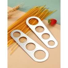 1pc Stainless Steel Pasta Measure Tool - Spaghetti Measuring Rack For 1-4 Servings, Macaroni & Noodles Portion Control, Kitchen Baking Utensil, Cooking Gadget