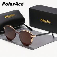 Versión polarizada Gafas de sol para mujer Gafas delgadas Gafas de sol antirreflejo Sombrilla, Adecuado para conducir - Marrón - Ver 7
