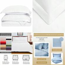 Egyptin Cotton Duvet Cover Set Tin Hite