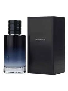 Perfume hombre Eau de toilette Sauvage de hombre 100ml Fresh Spicy Woody Aromatic Fragrance Pepper Bergamot Calabria Geranium Lavender Sichuan Pepper Vetiver Patchouli Cedar Labdanum Ambroxan Modern Masculinity Sensual Elegant Daily Use Office Date Party Night Perfect Gift Vegan Cruelty Free Refillable Sustainable Boyfriend Husband Couple Birthday Anniversary Christmas - azul real - Ver 7