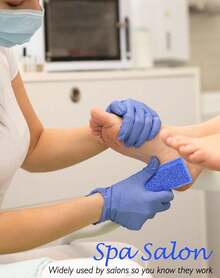 Disposable Foot Scrubber Pumice Pads, Pedicure Pumice Stone Dead Skin Callus Remover For Feet, 40Pcs (Dark Blue Coarse) - Màu xanh lam - Xem 3