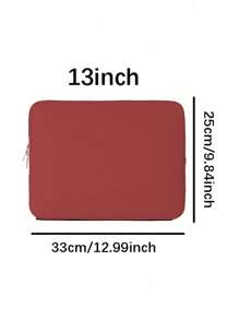 1 pieza Funda de laptop minimalista y elegante, cabe computadoras portátiles de 11"/13"/14"/15", tabletas
