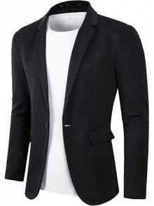2025 Best Beninos Men's Casual Suit Jackets Lightweight Sports Coats One Button - 卡其色 - 查看 6