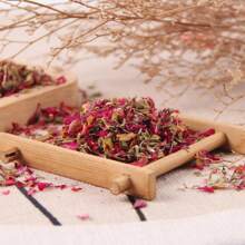 1 paquete (30g) de pétalos de rosa secos naturales, adecuados para bodas, fiestas de cumpleaños, velas hechas a mano, sachets, arreglos florales y decoración del hogar