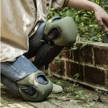 1 par de rodilleras para jardinería con alta elasticidad y resistencia a la presión, rodilleras antideslizantes y resistentes al desgaste para exteriores, equipo de protección laboral con acolchado grueso, rodilleras de rebote lento de alta densidad, para sitios de siembra hortícola, limpieza de construcción, rodilleras anti colisión y de reducción de estrés, rodilleras universales para todas las estaciones
