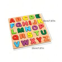 Un nuevo conjunto de juguetes de rompecabezas de madera para niños, que incluye números y letras, juguete educativo, como regalo para niños, manta con números y alfabeto, bloques de rompecabezas con ABC, alfabeto de madera, alfabeto árabe, micrófono para niños