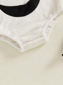 Baby Cosplay Costume Sleeveless Hooded Ghost Romper With Striped Stockings Halloween Clothes For Girls Boys - White - View 7