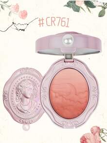 COLORROSE Natural Cheeks Powder Blush, Bright Matte Face Blush, Light, Smooth, Blendable, With Mirror, Blush Palette Eyeshadow Palette, Facial Beauty Cosmetic Makeup - CR761 - 查看 6