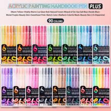 Languo 90 Colors Acrylic Gel Pens Set - 1.0mm Fine Tip For Drawing, Sketching & Art Journaling | Smooth Blending, Large Ink Capacity | Ideal For Artists, Beginners, School Supplies, Back To School