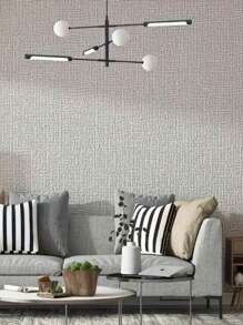 1 قطعة ورق حائط كتان لاصق جداري مقاوم للماء ومقاوم للرطوبة ذاتي اللصق، مناسب لديكور غرفة المعيشة والنوم والممر، بمقاس 50 سم * 2.8 متر / 5 متر / 10 متر ورق حائط ملصقات جدارية ديكور الغرفة ديكور المطبخ وغرفة المعيشة