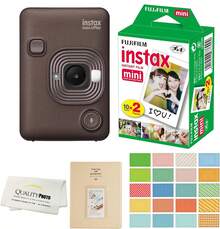 Fujifilm Instax Mini LiPlay Hybrid Instant Camera With 20 Instant Films And Photo Album Plus Stickers Bonus Quality Photo Microfiber Cloth (Deep Bronze) - 深古銅色 - 查看 1