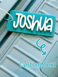 Personalized Retro Name Acrylic Keychain, Acrylic Name Tag, Backpack Name Tag, Diaper Bag, Custom, Lunchbox Name Tag, Luggage Tag