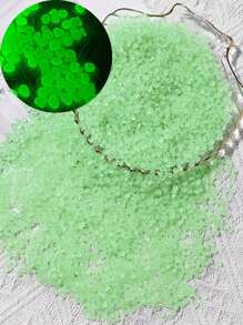 500pcs Luminous Sand, Horticultural Aquatic Landscape Fluorescent Stone, Mini Luminous Resin Stone, Used For Succulent Resin Luminous Rocks, Garden Decoration, Micro Landscape, Bonsai Decoration, Passageway, Aquarium,Vase Filler,Flower Pots,Vase Decorations, Fish Tank Decorations, Props For Wedding Arrangements Gifts Birthday Graduation