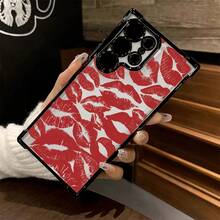 Funda de Teléfono Graffiti para 25 S24 S23 S22 S21 FE Ultra Plus 4G 5G Anticaída Transparente Cubierta Trasera Suave - Colores mixtos - Ver 4