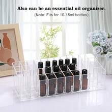 CZ Rollerball Perfume Organizer 44 Spaces Clear Acrylic Perfume Storage Holder Beauty Scent Holder Essential Oil Storage Holder Organizer Makeup Lipgloss Lipstick Display Case  1613 - Trong sáng - Xem 5