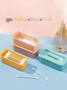 硬币收纳盒 发带收纳盒 针线收纳盒 耳机收纳盒 数据线收纳盒 小物件收纳盒 迷你收纳盒 便携式珠宝盒，翻盖包装收纳盒，适用于小物件收纳盒，便携式珠宝收纳盒，适用于串珠收纳盒 艺术 DIY 工艺品 男女皆宜的珠宝 旅行必需品 返校必需品 - 彩色 - 查看 10