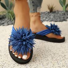 Ciabatte infradito da donna leggere, comode e alla moda, con stampa floreale, casual, da spiaggia e da casa
