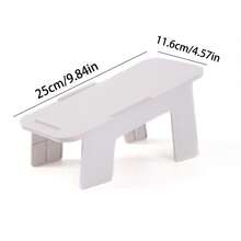 1 Peça Prateleira de Sapatos Minimalista, Organizador de Armazenamento de Sapatos de Dobragem Fácil, Prateleira de Sapatos Ajustável de 2 Andares Tudo em Um