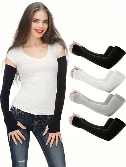 Manicotti braccio unisex con protezione UV, manicotti compressivi aderenti per golf, basket, ciclismo, pesca, guida, corsa, canottaggio, giardinaggio, rientro a scuola