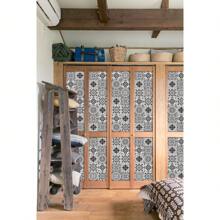 24PCS- Nordic Home Tile, Self-Adhesive Wall Stickers, Kitchen Bathroom Bedroom Living Room Dining Room, Waterproof, Oil And Moisture Proof, Decorative Tile Stickers, Wall Renovation Floor Stickers For Home Decor