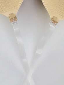 ideaCCSZ 1件/2件装隐形无肩带露背文胸，粘性硅胶聚拢文胸，适合露背连衣裙，可重复使用的文胸罩杯，适合A B C D E F罩杯。 - 黑色 - 查看 10