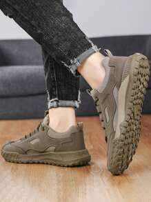 Herren neue Lässig Sportschuhe, klassisches vielseitiges Design, wasserdichter atmungsaktiver Schnürschaft, komfortabler & strapazierfähiger Innenfutter, rutschfeste verschleißfeste Laufsohle, Outdoor-Lässig-Sportschuhe