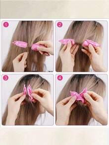 10 件柔软睡眠卷发器，弹性泡沫和海绵 DIY 卷发器，适合所有发质的魔法发型配件，返校、旅行度假必备，女士发饰