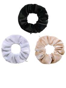 1-20Pcs Velvet Hair Ring With Hidden Pocket,Multi-Functional Hair Accessory Pouch,Portable Money Hider & Organizer,Back To School Must Haves,Beach Bag,Non-Waterproof Travel Essentials Travel School Back To School School Supplies Holiday Camping Holiday Essentials Vacation Accessories Mini Summer,Suitable For Women And Girls Velvet Headband,Hidden Pocket Headband,Suitable For Storing Small Items Such As Keys,Dollars,Lipstick,Etc