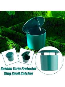 高品质蜗牛捕捉盒，可重复使用，适用于庭院和农场的蝴蝶陷阱、蛞蝓和园艺害虫陷阱，耐用的塑料设计可保护蔬菜和花卉，适合庭院、花园和农田户外使用