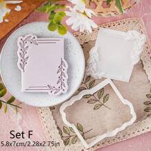 Leaf Pattern Cookie Cutter DIY Birthday Fondant Biscuit Mold Baby Shower Party Cookies Embossing Mould Dessert DIY Decor Tools Wedding Party Birthday Cake Mold