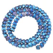 1 Strang mit ca. 85 elektroplattierte Glasschmetterlings-Perlen, multi-Stile und Farben, modisch, handgefertigtes DIY Perlenfädeln für Armband, Halskette, Ohrringe, Schmuckherstellung, Anhänger, Dekorationen, Großhandelsperlen