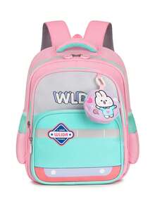 1pc新款日本尼龙背包，休闲简约，拉链设计，可调节肩带，适合上学和旅行，可轻松容纳日常用品，多功能物品，时尚宠儿，适合所有风格和场合，风格适应性很强