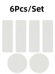 6/12 Pcs(6Pcs/Set)Shoe Heel Repair Patch Kit Self-Adhesive Inside Shoe Patches For Holes, Leather Heel Pads & Shoe Sole Repair – Home Shoe Maintenance Patches Shoe Accessories Shoe Crease Shoe Repair