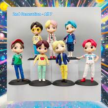 Member Figurines – 1st & 2nd Gen Collectible Set,Random Single Or Full Set Of 7 (RM, Jin, J-Hope, Jimin, V, ) | 2025 Comeback Edition | Gift For & K-Pop Collectors - Các con số - Xem 13