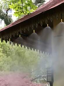 10M/20M/30M Multi-Functional Outdoor Misting System, Garden Cooling And Irrigation Kit With Brass Mist Nozzles And 1/4" Tubing, Suitable For Yard, Garden And Greenhouse Irrigation - Multicolor - View 7