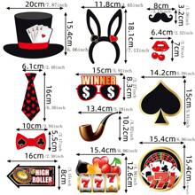 12pcs Gambling Theme Party Hanging Decorations, Swirl Spiral Poker Chips, DIY Required, Home Decor, Room Decor, Wall Decor Gifts Birthday Graduation