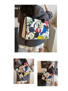 1PC  Tote Bag Donald Duck Shoulder Bag Large Size Large Shoulder Bag Women's Tote Bag  Donald Duck Style