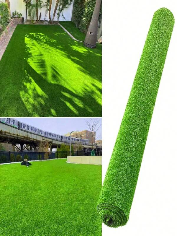 1 pieza Césped artificial de 50 x 200 cm , Césped sintético de lujo, césped grueso para decoración, entrenamiento de mascotas, jardín, patio, fiesta, mesa exterior, paisaje trasero