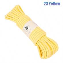 带芯棉绳，6毫米 x 5米粗花边绳，用于壁挂、植物吊架、工艺品、礼品包装和婚礼装饰的扭纹花边棉绳，米色花边绳，圣诞工艺品